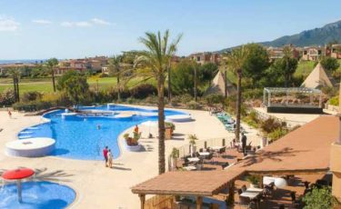 costa dorada pet friendly apartments swimming pool from room