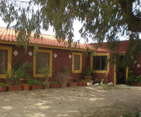 outside of the rooms of the pet friendly rural house