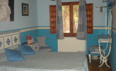 one bed room of the pet friendly rural house