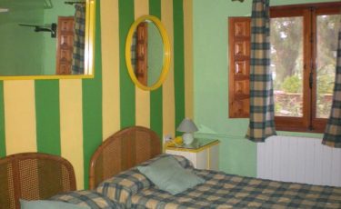 double bed room of the pet friendly rural house