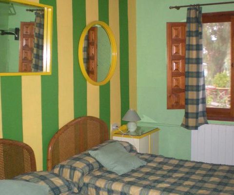 double bed room of the pet friendly rural house